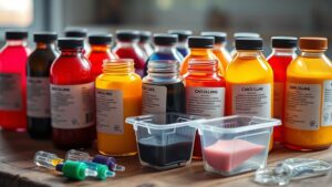 food coloring storage tips