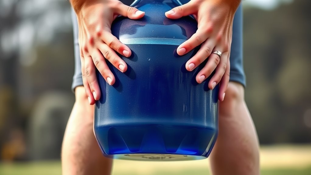 lifting heavy water safely