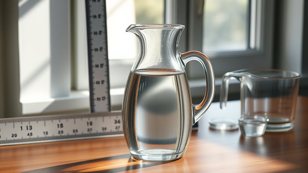 liter water standard measurements