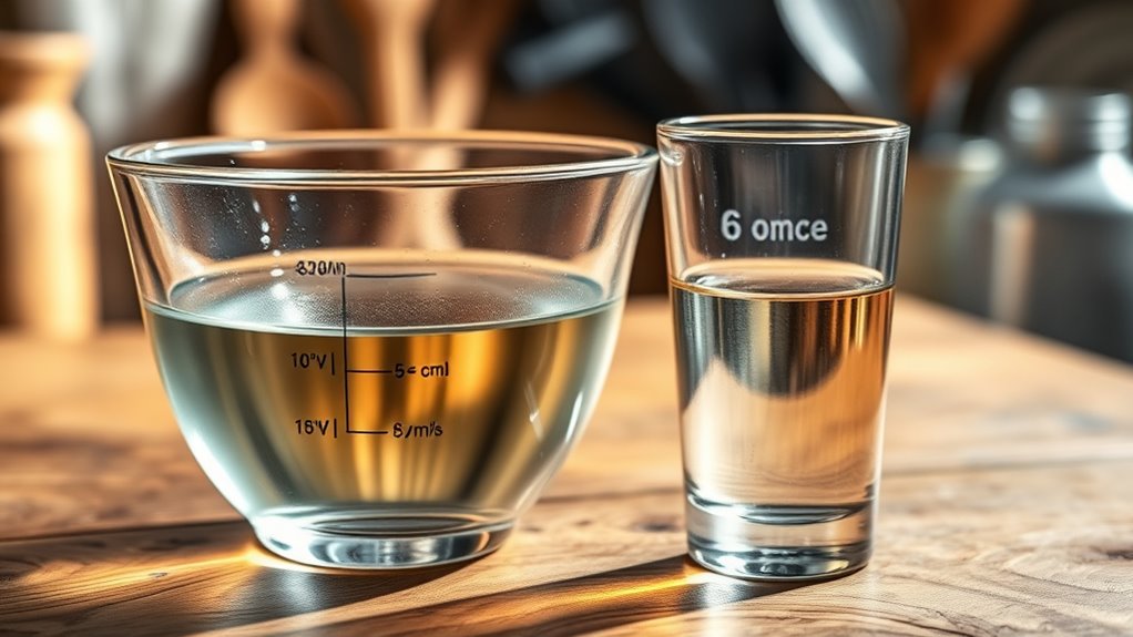 measure water without cup