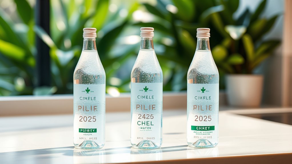 premium bottled water options