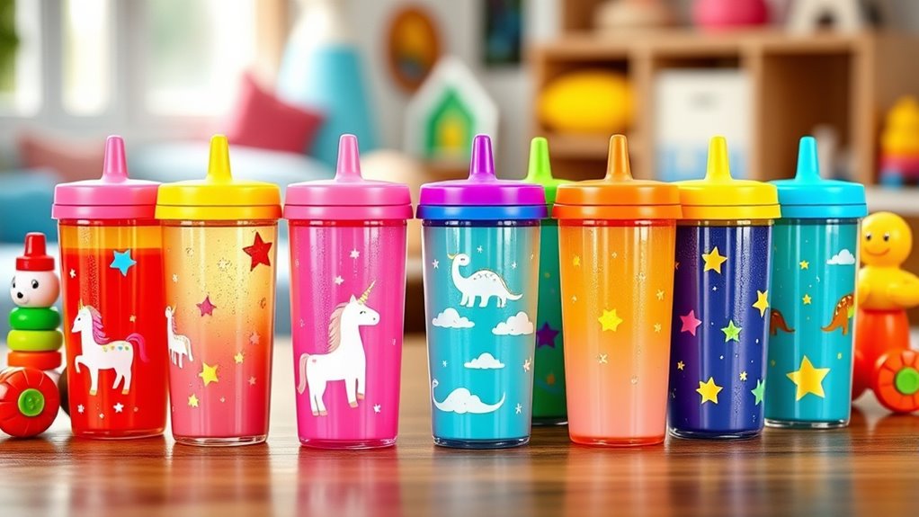 spillproof tumblers for toddlers