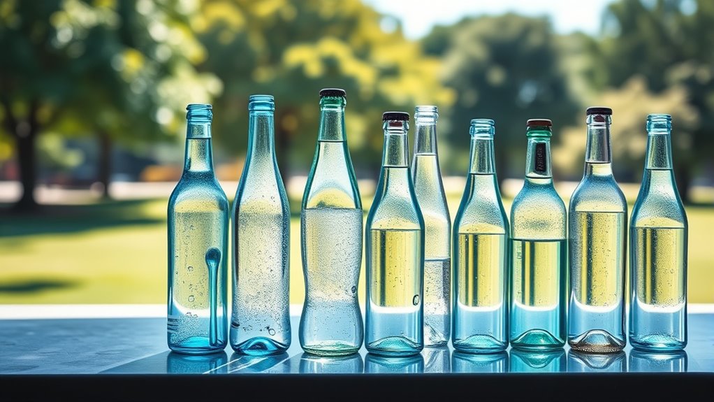 top glass water brands