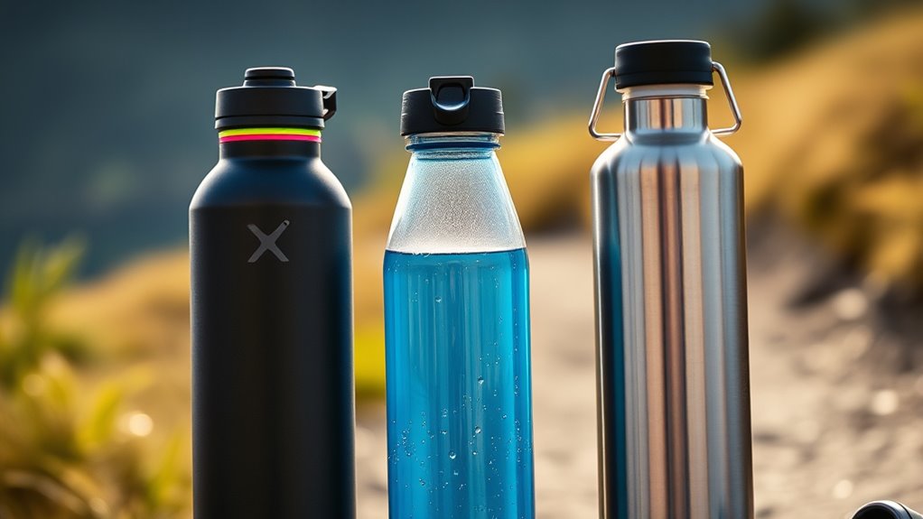 top running water bottles