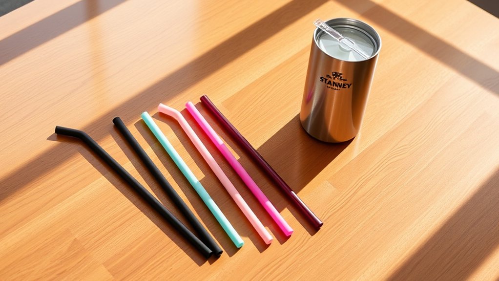 top stanley tumbler straws
