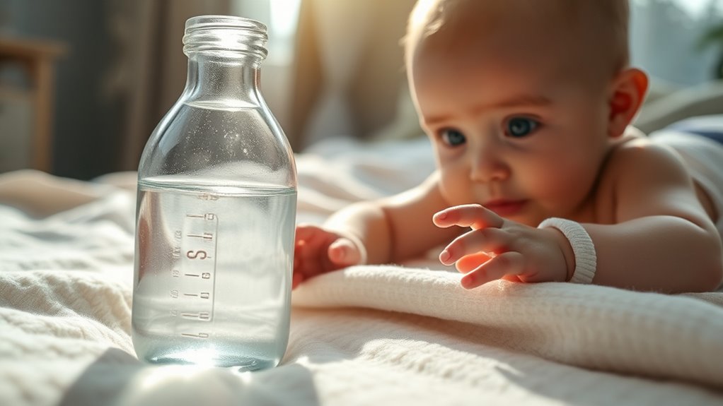 babies and distilled water