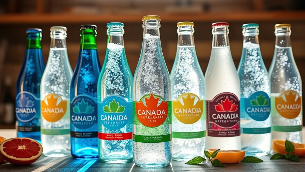 canadian sparkling water options