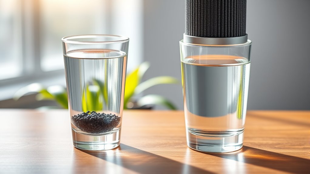 carbon filter water process