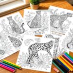 10 Free Cheetah Coloring Pages to Print at Home
