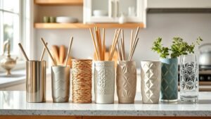 chic straw holder ideas