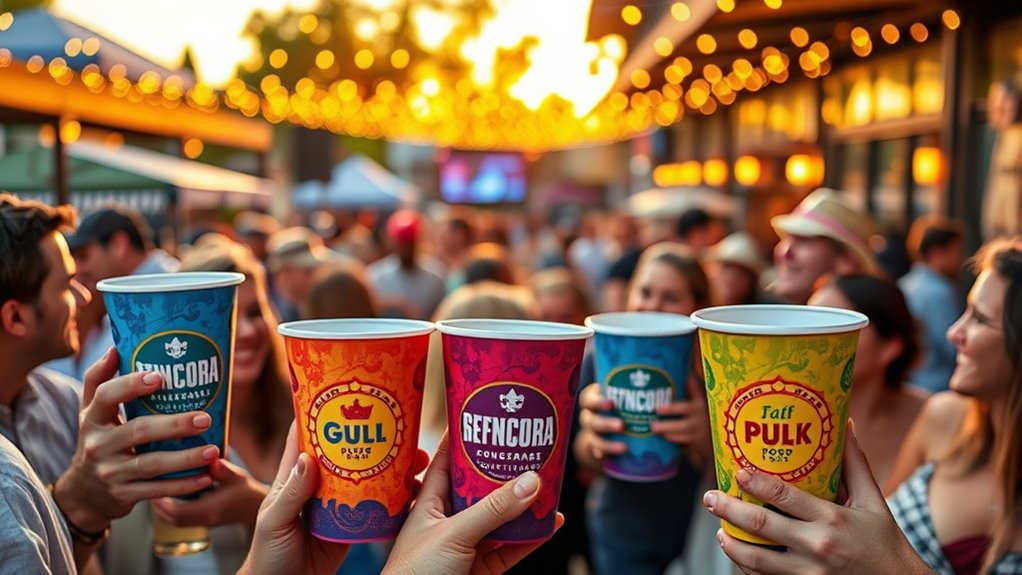 custom cups enhance branding