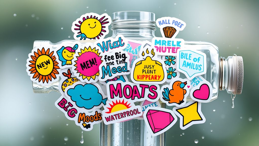 durable waterproof vinyl stickers