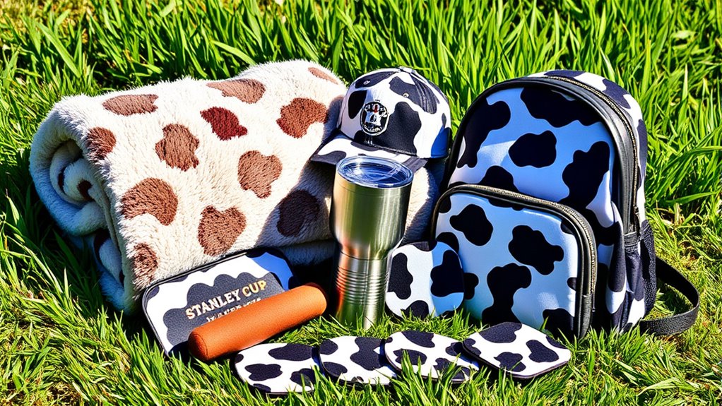 essential cow print accessories