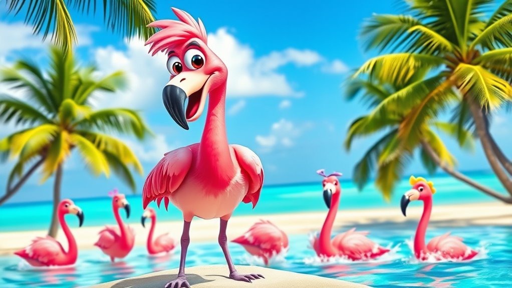 flamingo adventures teach friendship