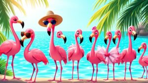 flamingo cartoon characters popularity