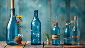 innovative blue bottle ideas