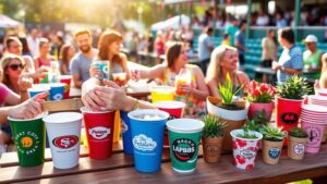 innovative event cup ideas