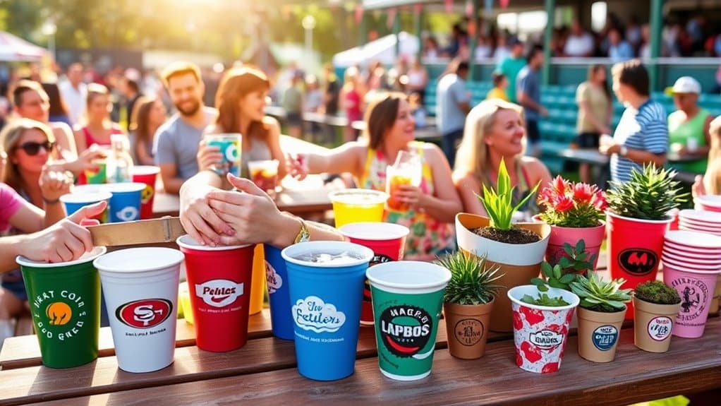 innovative event cup ideas