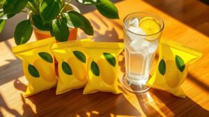 lemon packets for beverages