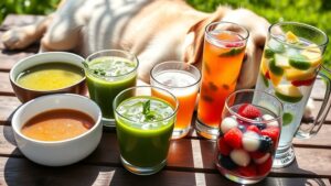 refreshing dog drink options