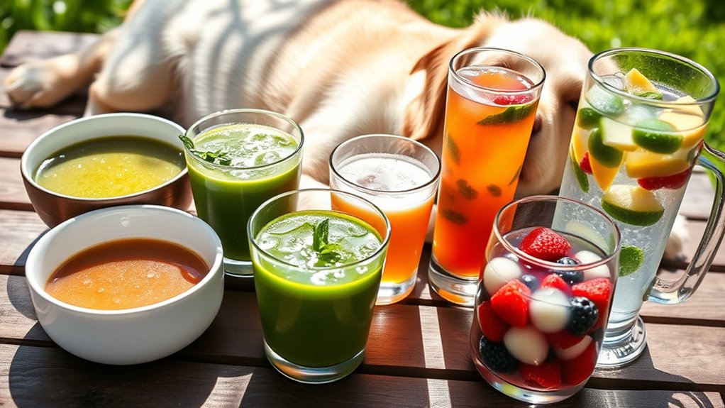 refreshing dog drink options