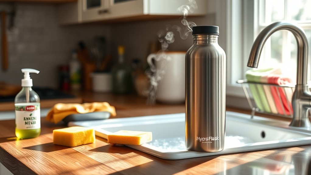 safe hydro flask cleaning