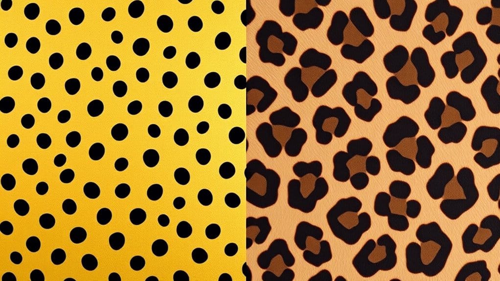 spot shapes distinguish prints