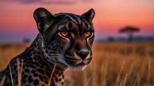 spotting black cheetahs safely