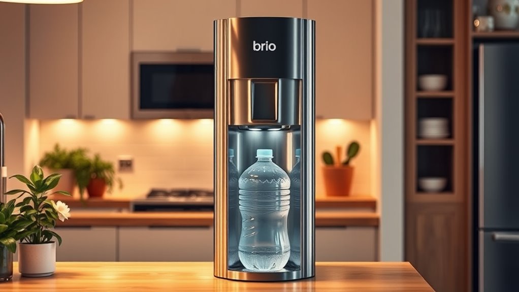 stylish self cleaning water cooler