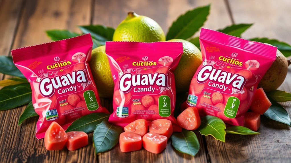 tropical guava candy packs