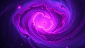 unique celestial gas cloud