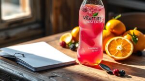 vitamin water caffeine content