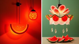 watermelon themed lighting ideas